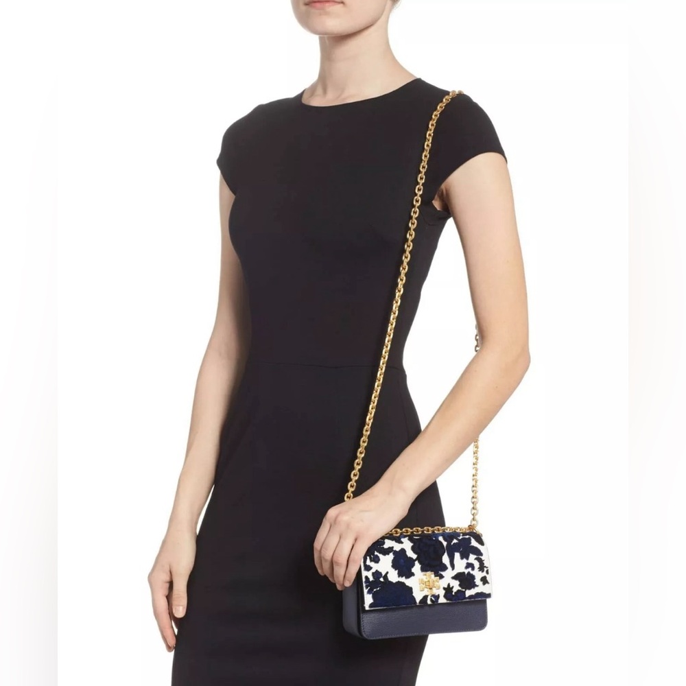 NWT Luxury Maximalist Couture Authentic Tory Burch Kira Fil Coupé Shoulder Bag - Picture 3 of 17